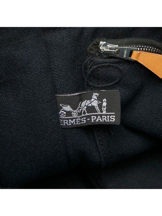 Hermes Cotton Canvas Tout Fourre PM Grey 1831462 – FASHIONPHILE Hermes Fourre Tout PM Tote Black Gray Cotton Canvas